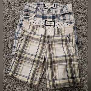 2 Abercrombie Plaid Shorts